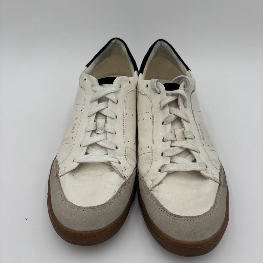 Sam Edelman Josi Sneakers Women's Size 8 White Leather Lace Up Shoes - Picture 2 of 7